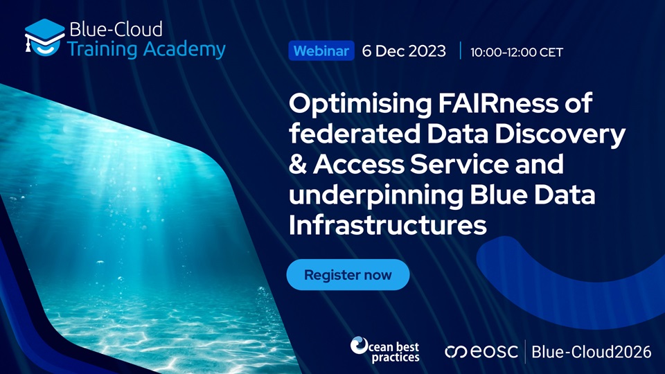 Optimising FAIRness of federated Blue Data Infrastructures webinar