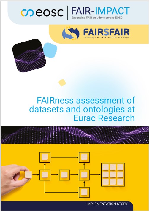 ImplementationStoryCover_FAIRness assessment of datasets and ontologies at Eurac Research