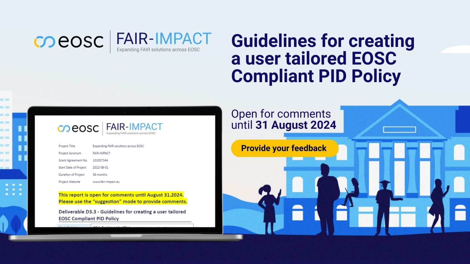 Guidelines for creating a user tailored EOSC Compliant PID Policy