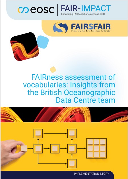 ImplementationStoryCover_FAIRness assessment of  vocabularies: Insights from  the British Oceanographic  Data Centre team