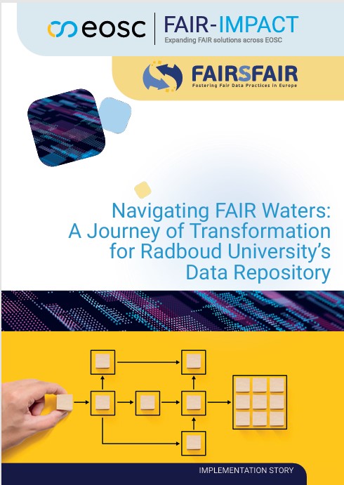 FI_ImplementationStory Cover_Navigating FAIR Waters: A Journey of Transformation for Radboud University’s Data Repository