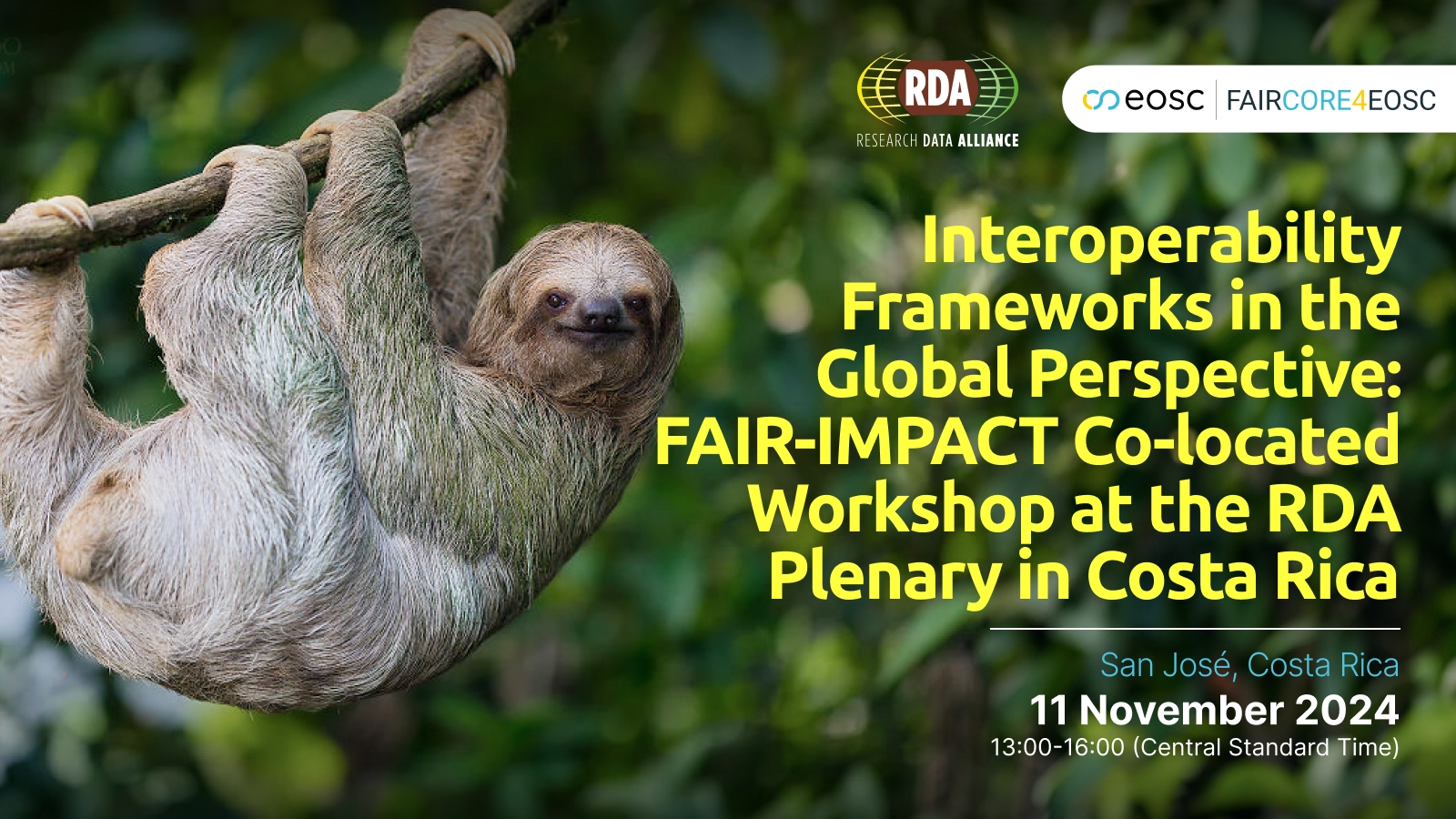 FAIR-IMPACT Co-located Workshop at the RDA Plenary in Costa Rica