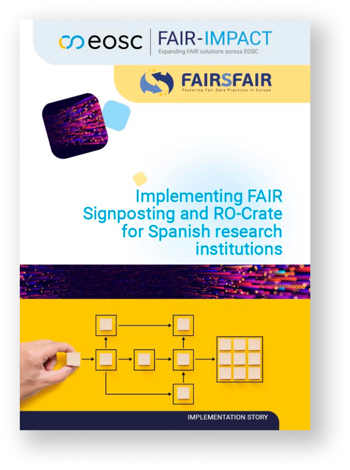 ImplementationStoryCover_Implementing FAIR Signposting and RO-Crate for Spanish research institutions