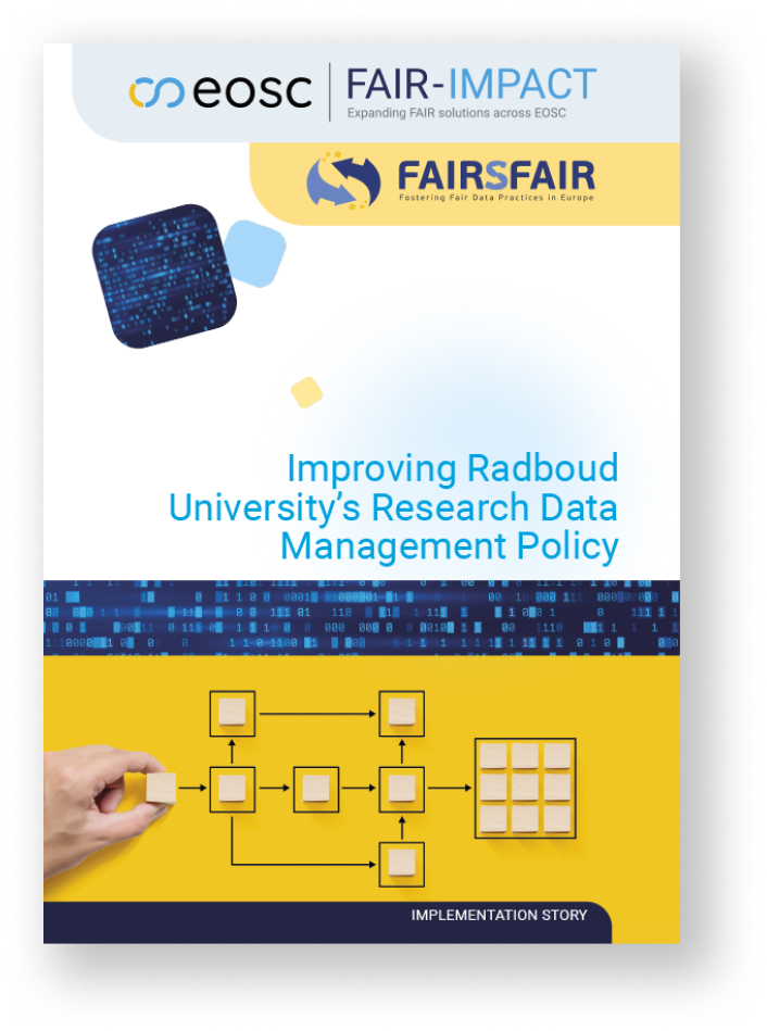 ImplementationStoryCover_Improving Radboud University’s Research Data Management Policy