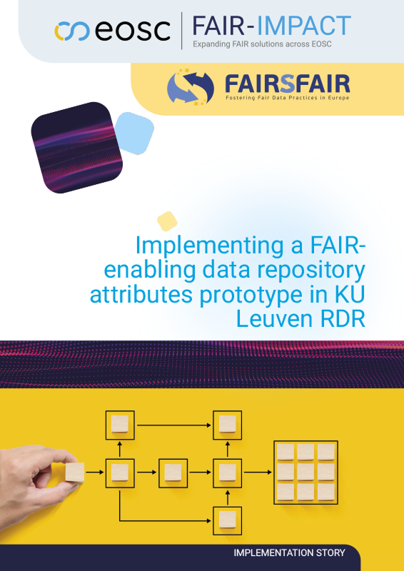 Implementing a FAIRenabling data repository attributes prototype in KU Leuven RDR