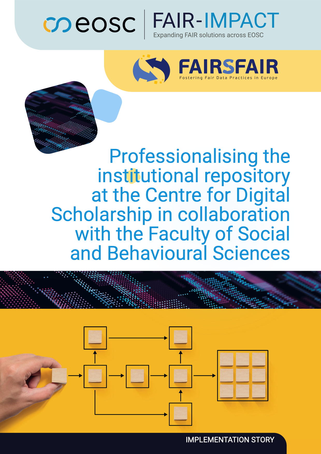 Professionalising the institutional repository at the Centre for Digital Scholarship in collaboration with the Faculty of Social and Behavioural Sciences
