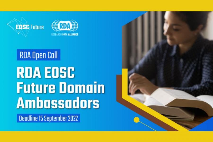 EOSC Future announces RDA Open Call for Domain Ambassadors #2