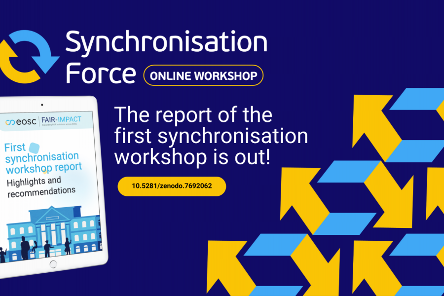 The report of the first synchronisation workshop is out!