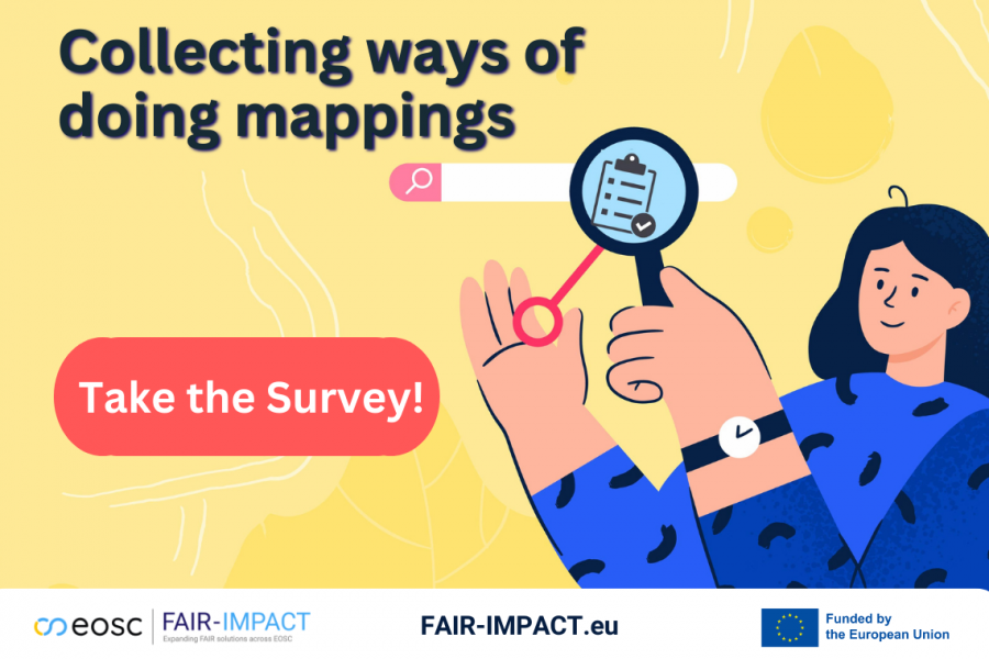 Collecting the ways of doing mappings - Take the survey