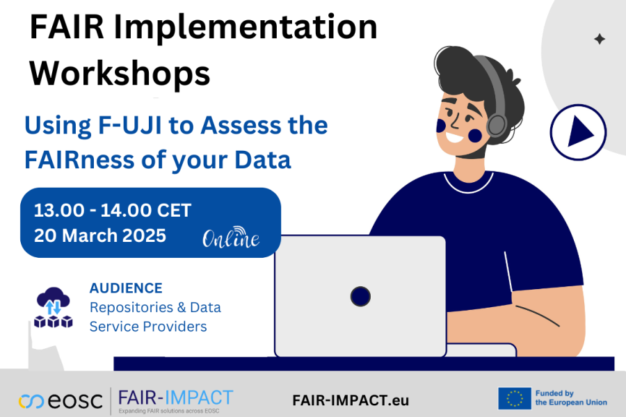 FAIR Implementation Workshops webpage Using F-UJI to Assess the FAIRness of your Data